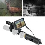 BESTSIGHT DIY Night Vision Scope for Night Hunting with 850nm IR Illumination Camera and 5" Screen