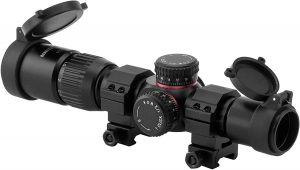 Monstrum G2 1-4x24 First Focal Plane FFP Rifle Scope with Illuminated BDC Reticle